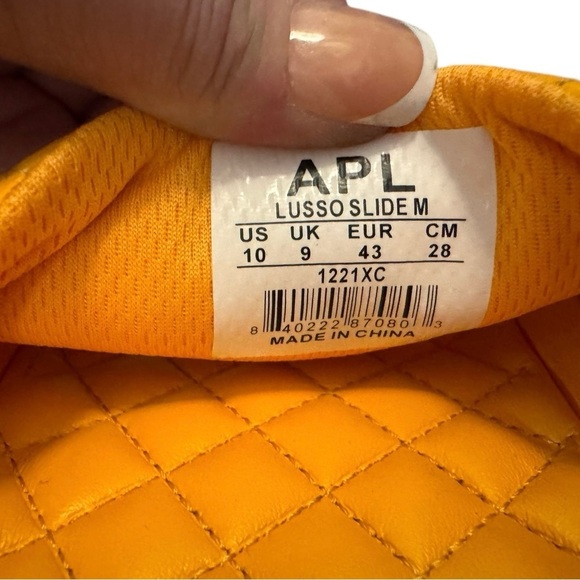 APL Sandals Vibrant Comfort in Mango Men’s Size 10